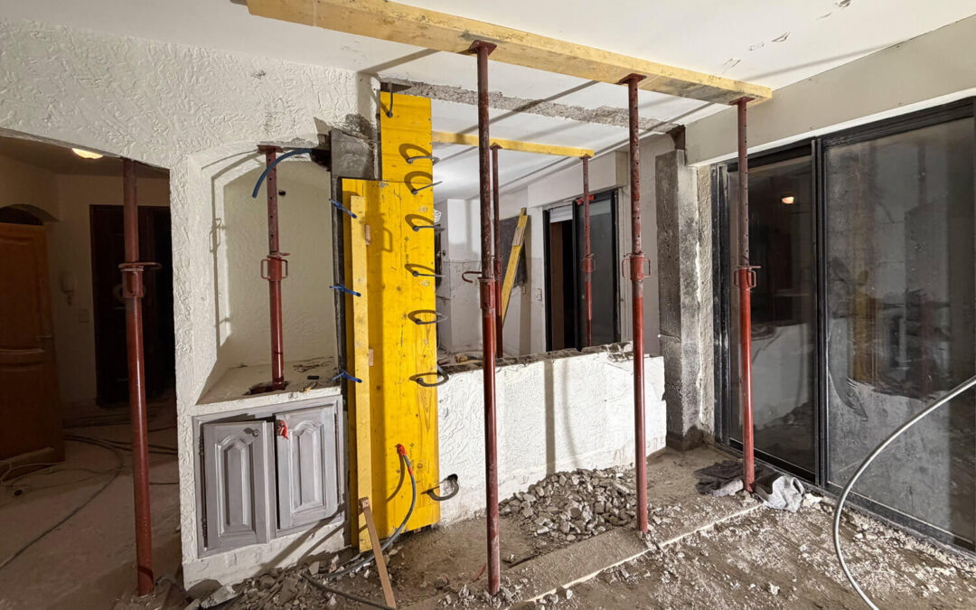 Rénovation de villa à Fréjus.
